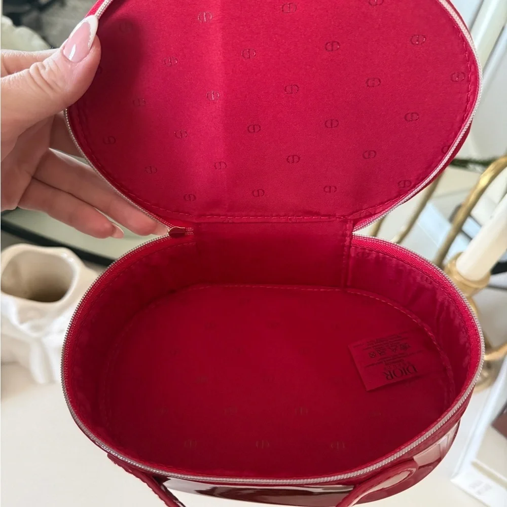 Dior Glossy Red Cosmetic Case